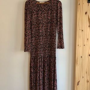 Flattering maxi floral dress